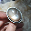 Size 6.5, Heart of the Mountain Rings, Velvet Pearl Moonstone