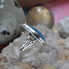 Size 8, Heart of the Mountain Rings, Aquamarine