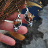 Pumpkin Moon, Kitty Earring Pair