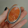 Size 9.5, HALLOWEEN EDITION, Monster Aventurine, Sterling and Fine Silver Ring