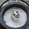 Size 7.75, Oracle Cat, Cat Eye Moonstone
