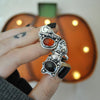 Size 6, Moon&Star sets, HALLOWEEN EDITION! Spinel and Garnet