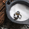 Size 7.75, Oracle Cat, Cat Eye Moonstone