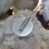 Pendant, Dreaming Cat, Silver & Brass