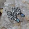 EARRINGS, Dreamscape, Dream Teller, Sterling and Fine Silver