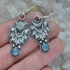 EARRINGS, Dreamscape, Dream Teller, Sterling and Fine Silver