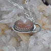 SALE! Dream Amulet, Moonstone, Sterling and Fine Silver