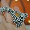 PENDANT, Pumpkin Patch, Candy Corn October House