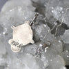 Pendant, Moon&Star Fortuna, Star Sapphire, Sterling and Fine Silver and Brass