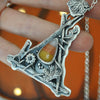 PENDANT, Pumpkin Patch, Candy Corn October House