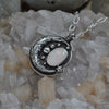 PENDANT, Star Gazing Oracle, Opal, Sterling and Fine Silver