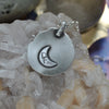 PENDANT, Star Gazing Oracle, Opal, Sterling and Fine Silver
