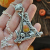 PENDANT, Pumpkin Patch, Candy Corn October House