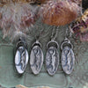 Pendant, Fairy Cat, Aquamarine Fish Offering