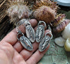 Pendant, Fairy Cat, Ruby Fish Offering