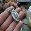 Pendant, Fairy Cat, Sunstone Fish Offering