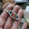 Pendant, Fairy Cat, Sunstone Fish Offering