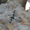 Size 9, Moon&Star ring, Welo Opal