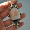 Size 7.5-8, Perpetuity, English Barite, Sterling and Fine Silver and Brass