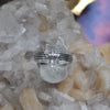 Size 9, Moon&Star ring, Welo Opal