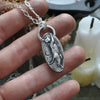 Pendant, Fairy Cat, Ruby Fish Offering
