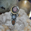 SIZE 7.5, Color-Of-The-Clouds, Dreamscape, Moonstone/Tourmaline/Pink Opal