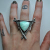Custom Order!! Purple Labradorite, Witching Woods Ring OR Necklace, Sterling and Fine Silver