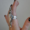 Size 7.5-8, Perpetuity, English Barite, Sterling and Fine Silver and Brass