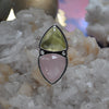 SALE! Size 7.25, Spring Will Come... Citrine & Rose Quartz