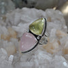 SALE! Size 7.25, Spring Will Come... Citrine & Rose Quartz