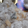 Size 6, Moon&Star ring, Green Moonstone!