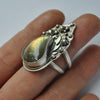 Size 9, Star Sparks, Firey Labradorite