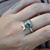 SIZE 9.5, Moon Cats, Persian with Silver Moon