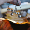 Pumpkin Bats, Earring Pair