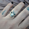 SIZE 6.75, Moon Cats, Silver Moon