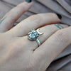 SIZE 9, Moon Cats, Persian with Silver Moon