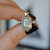 Size 6, Stardust, Topaz, Sterling and Fine Silver and Brass