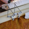 Pumpkin Bats, Earring Pair
