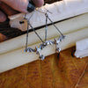 Pumpkin Bats, Earring Pair