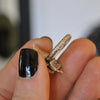 Size 6, Stardust, Topaz, Sterling and Fine Silver and Brass