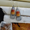 Candy Corn Lanterns, Earring Pair