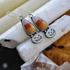 Candy Corn Lanterns, Earring Pair
