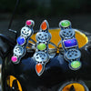Size 9, Carnival Mirror Pumpkins