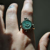 Size 9.25, Authentic Anicent Roman Coin Ring, Sterling, Fine Silver, Brass