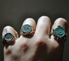 Size 6.75, Authentic Ancient Roman Coin Ring, Sterling and Fine Silver