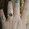 Size 6.75, Authentic Ancient Roman Coin Ring, Sterling and Fine Silver
