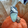 Size 6, Haunted GLOW CORN, Candy Corn Ring