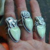 Size 8, Jack's GLOW CORN, Candy Corn Ring