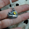 PENDANT, Ugly Lil Spud, Slime Opal!