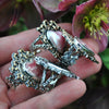 SIZE 8.5, Lover's Ivy, Argentinian rhodochrosite